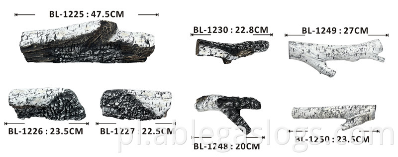 Ceramic Fiber Outdoor Gas Log Size Jpg